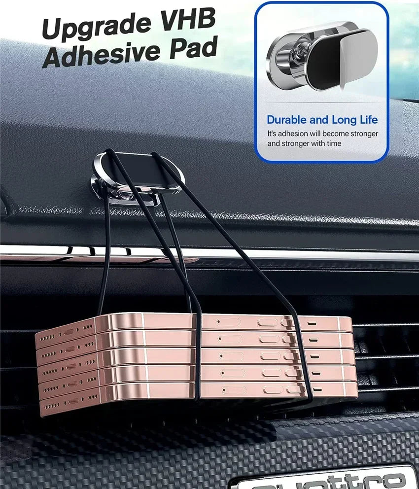 VIKEFON 1080° Rotation Foldable Car Magnetic Phone Holder Universal Air Vent Mount GPS for iPhone Samsung in Car Phone Stand