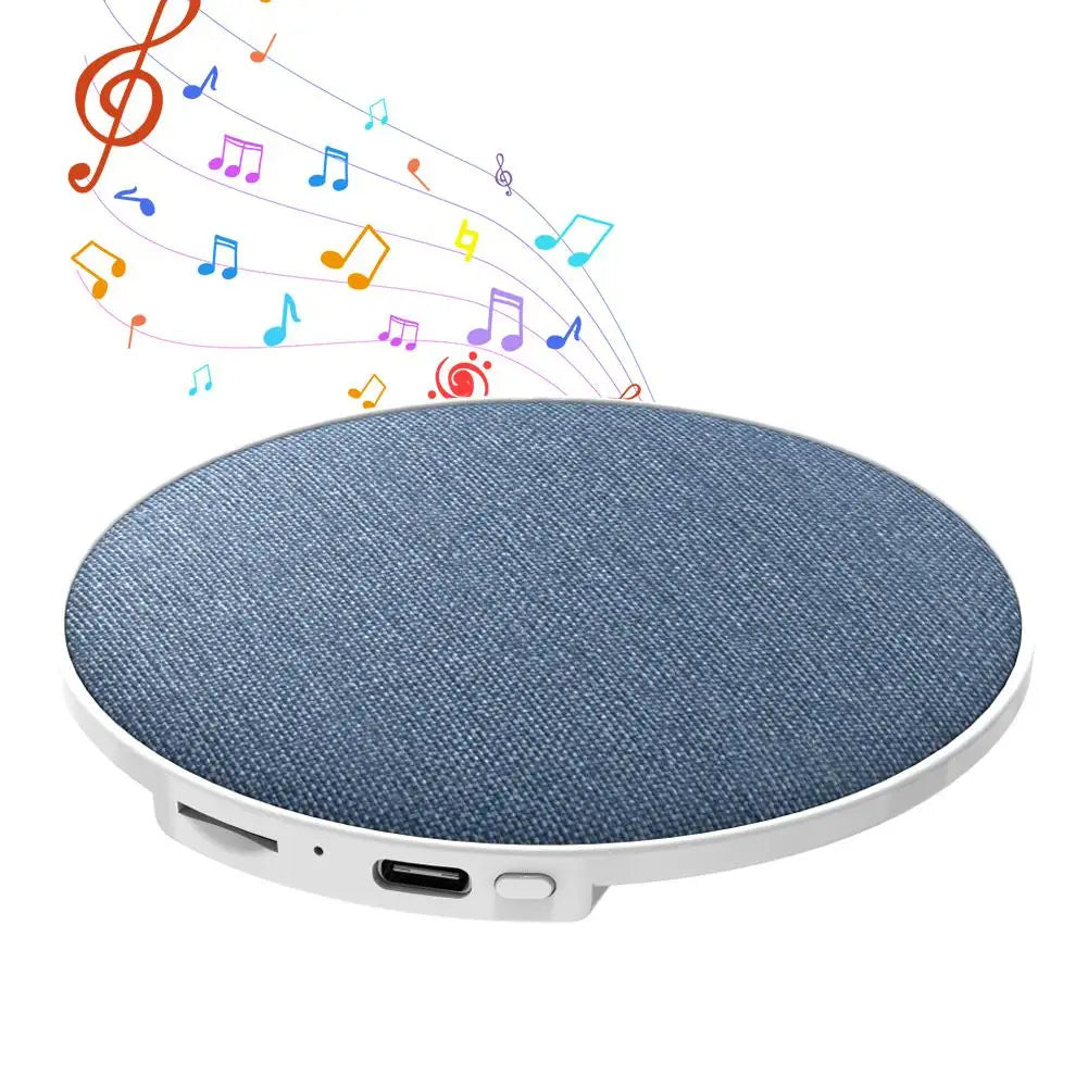 Bedroom Pillow Speaker Bluetooth 5.4 Under Pillow Sound Machine with White Noise 30 60 90 Min Timers HiFi Stereo Sound