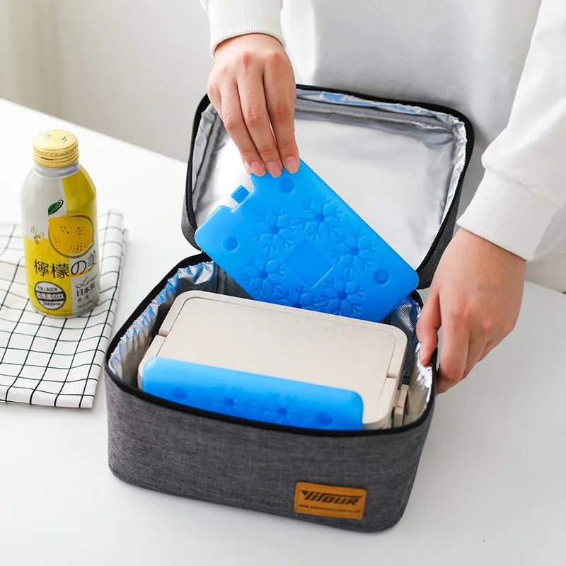 Portable Ice Pack Reusable Freezer Ice Cooling Pack Long-lasting Cooling Water Fill Box FOR Fresh Food Storage Refrigeration