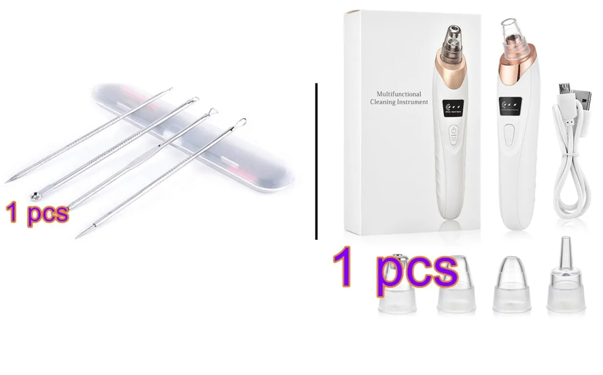 Blackhead Remover Pore Acne Pimple Removal Face T Zone Nose Cleaner Vacuum Suction Facial Diamond Beauty Clean Skin Oil Dirty
