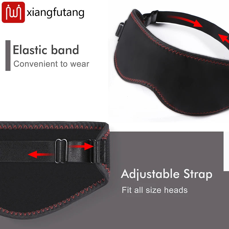Portable Electric Heated Eye Massager USB-Powered Winter Warm Eye Mask Dry Circle Relief Sleep Aid Stress Fatigue Reduction