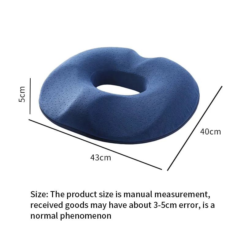 1PCS Donut Pillow Hemorrhoid Seat Cushion Tailbone Coccyx Orthopedic Medical Seat Prostate Chair for Memory Foam Chair Cushion