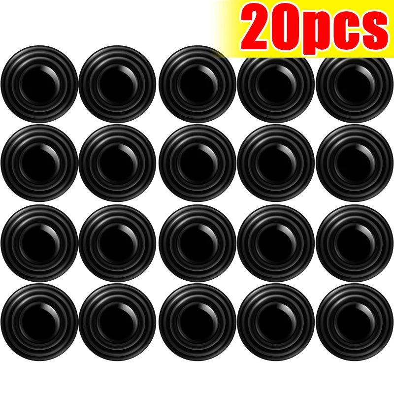 Car Door Anti-Collision Silicone Pads Sound Insulation Gasket Auto Soundproof Shockproof Sealing Rubber Pad Door Edge Sticker