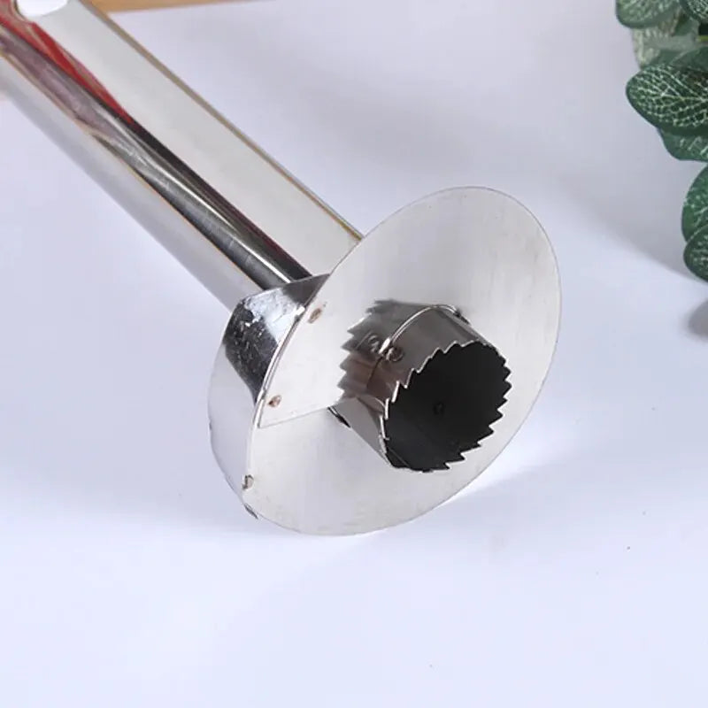 1pc Fatiador de Ananás Descascador Descaroçador Aço Inoxidável Ferramentas de Fruta Utensílios de Cozinha Acessórios de Cozinha Gadgets de Cozinha
