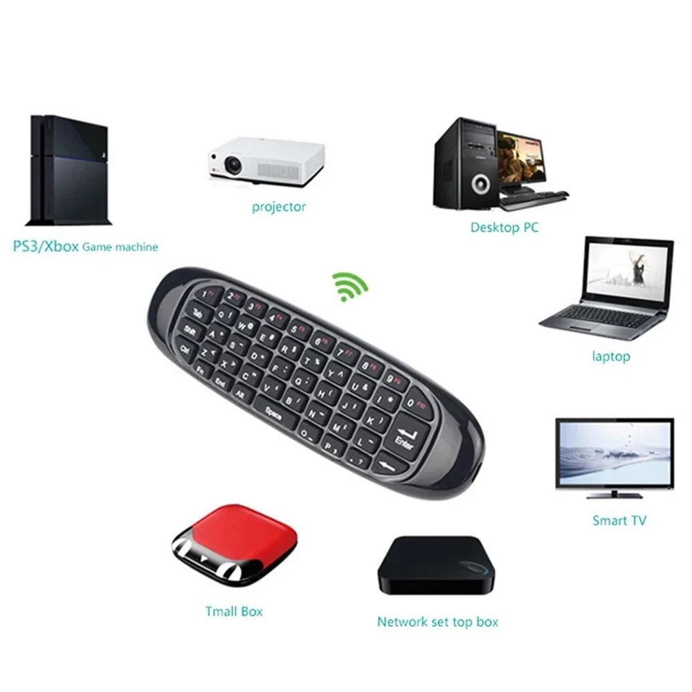 C120 Backlight Air Mouse 2.4G RF Wireless Mini Keyboard Smart Gyroscope Keyboard Remote Control For Android Smart TV Box