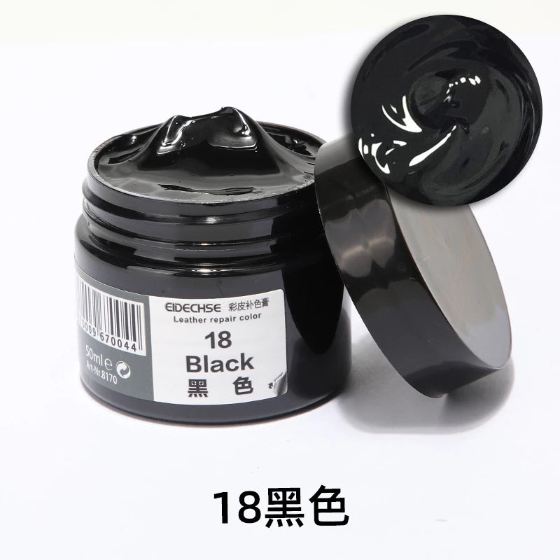 50ml Auto Advanced Leather Repair Cream Repair Filler Sofa Car Seat Leather Complementary Repair Refurbishing Car Polishing Kit