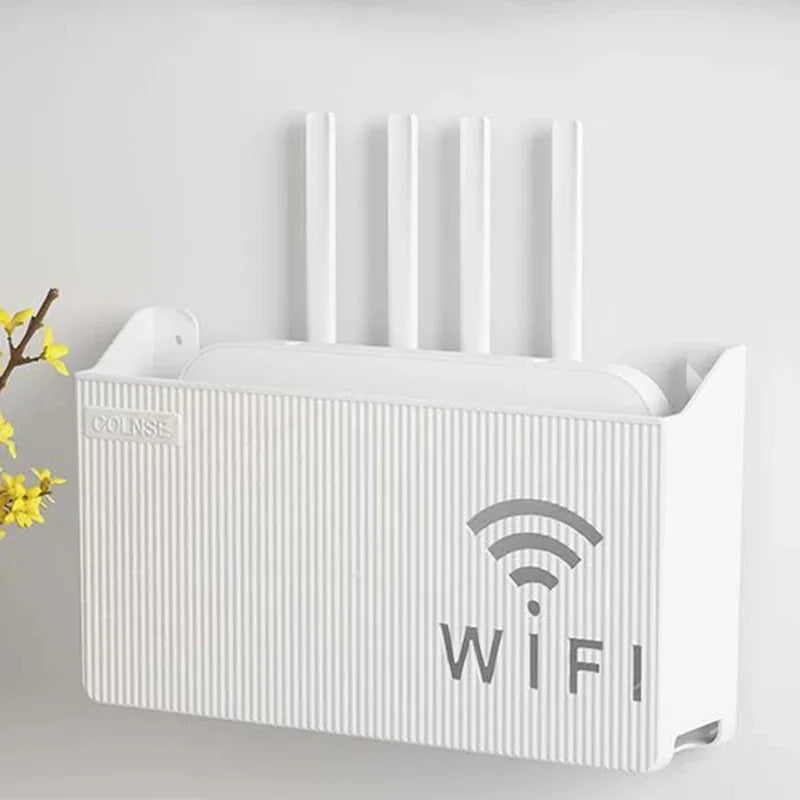 Wireless Wifi Router Shelf Storage Box Wall Hanging ABS Plastic Organizer Box Cable Power Bracelet Organizer Box Home Decor New