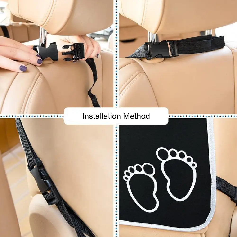Car Seat Back Protector All Season Baby Kids Anti-Kick Mat Pad Waterproof Protection Car Interior Accessories