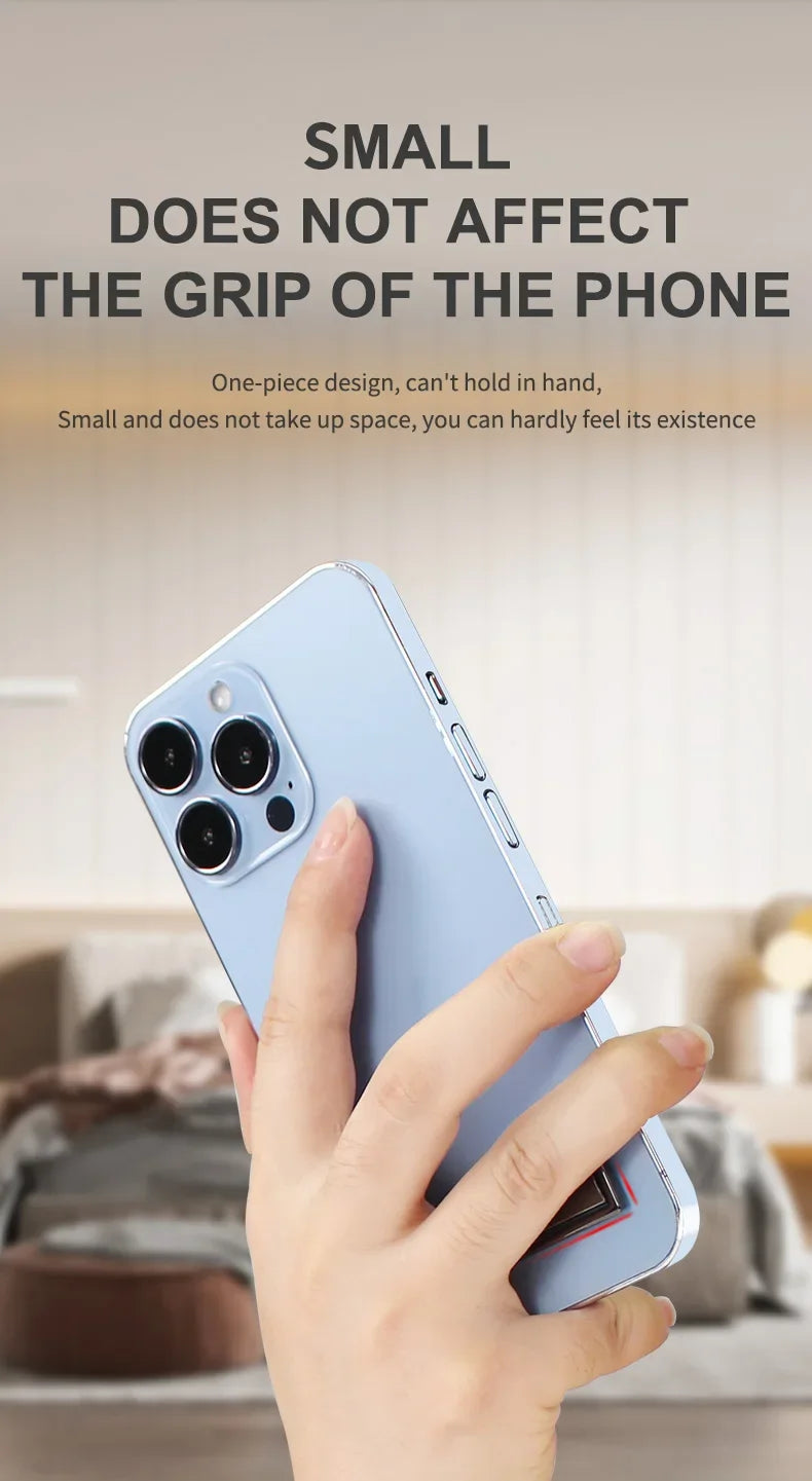 Universal Mini Metal Folding Mobile Phone Holder Stand Aluminum Alloy Invisible Portable Stand Bracket Desktop Phone Holder