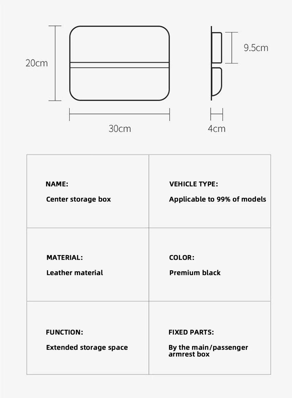 Multifunction Car Seat Gap Leak-proof Storage Bag  PU Leather Seat Slot Organizer BoxFor Car Seat Gap Filler With Cup Holder