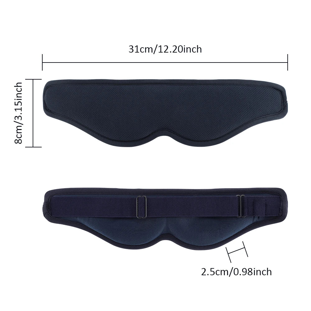 Hot Compress and Massage Eye Mask Electric Heated Eye Massager for Relieve Eye Strain Dark Circles Sleeping Mask Eyeshades