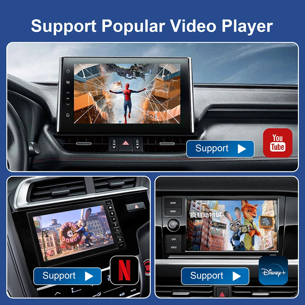 Android 13 Wireless Carplay Adapter Android Auto For Netflix Youtube For Renault Arkana Captur Clio MEGANE AUSTRAL ZOE E-Tech