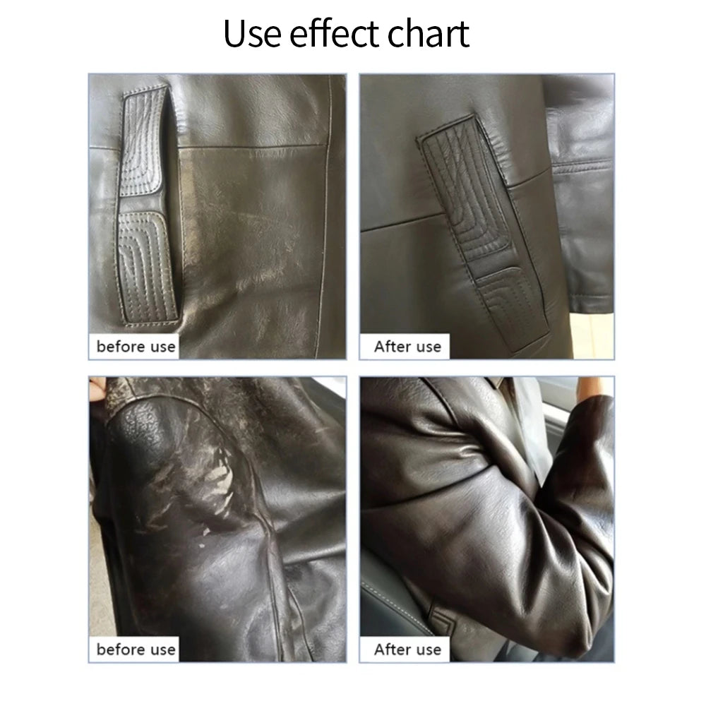 50ml Auto Advanced Leather Repair Cream Repair Filler Sofa Car Seat Leather Complementary Repair Refurbishing Car Polishing Kit