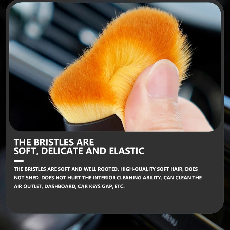 Professional Soft Interior Dashboard and Air Outlet Cleaning Citroen DS Brush