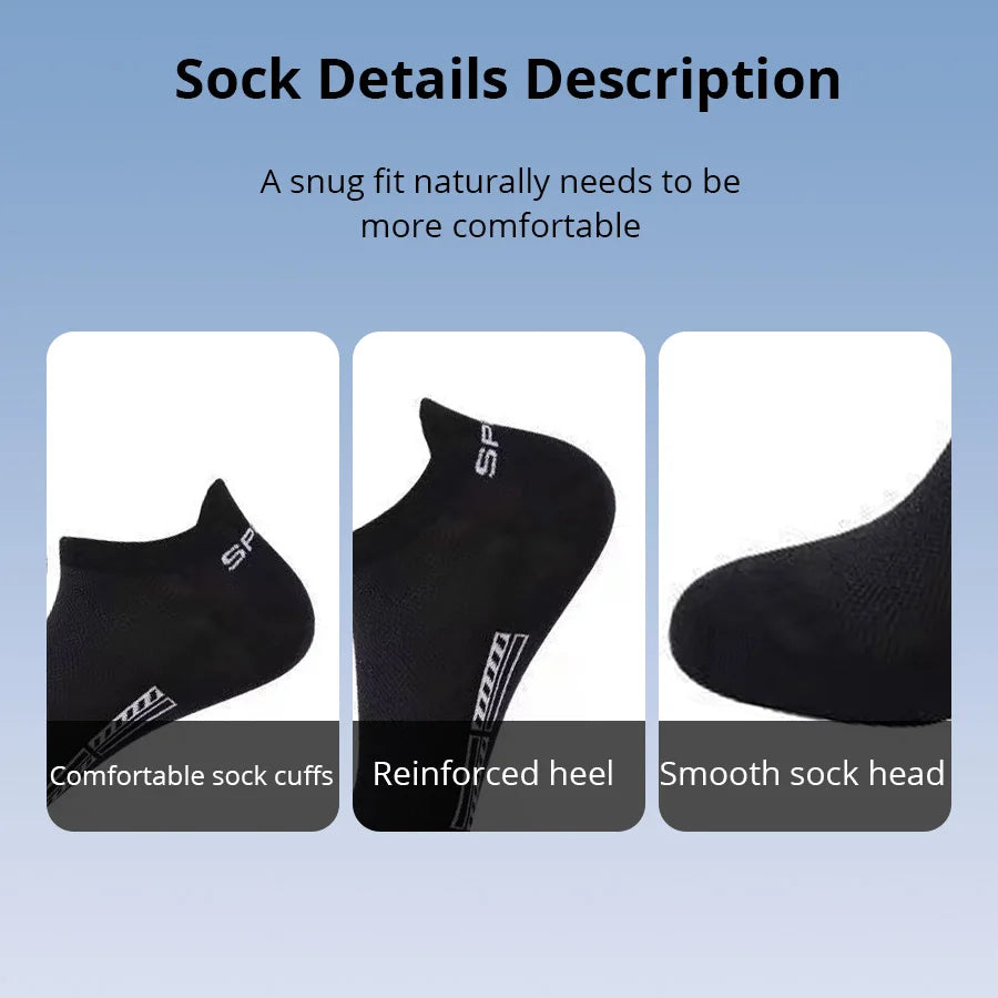 Breathable Summer Mesh Performance Low-Cut Socks
