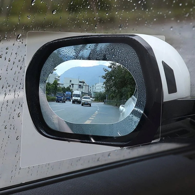Car Rearview Mirror Anti Fog Film Universal Waterproof Film Window Glass Anti-Fog Anti-reflective Sticker Clear Auto Accessores