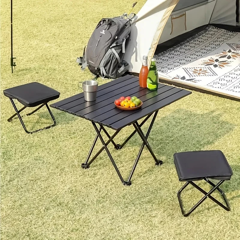 Portable Lightweight Folding Stool Compact Camping Chair Outdoor