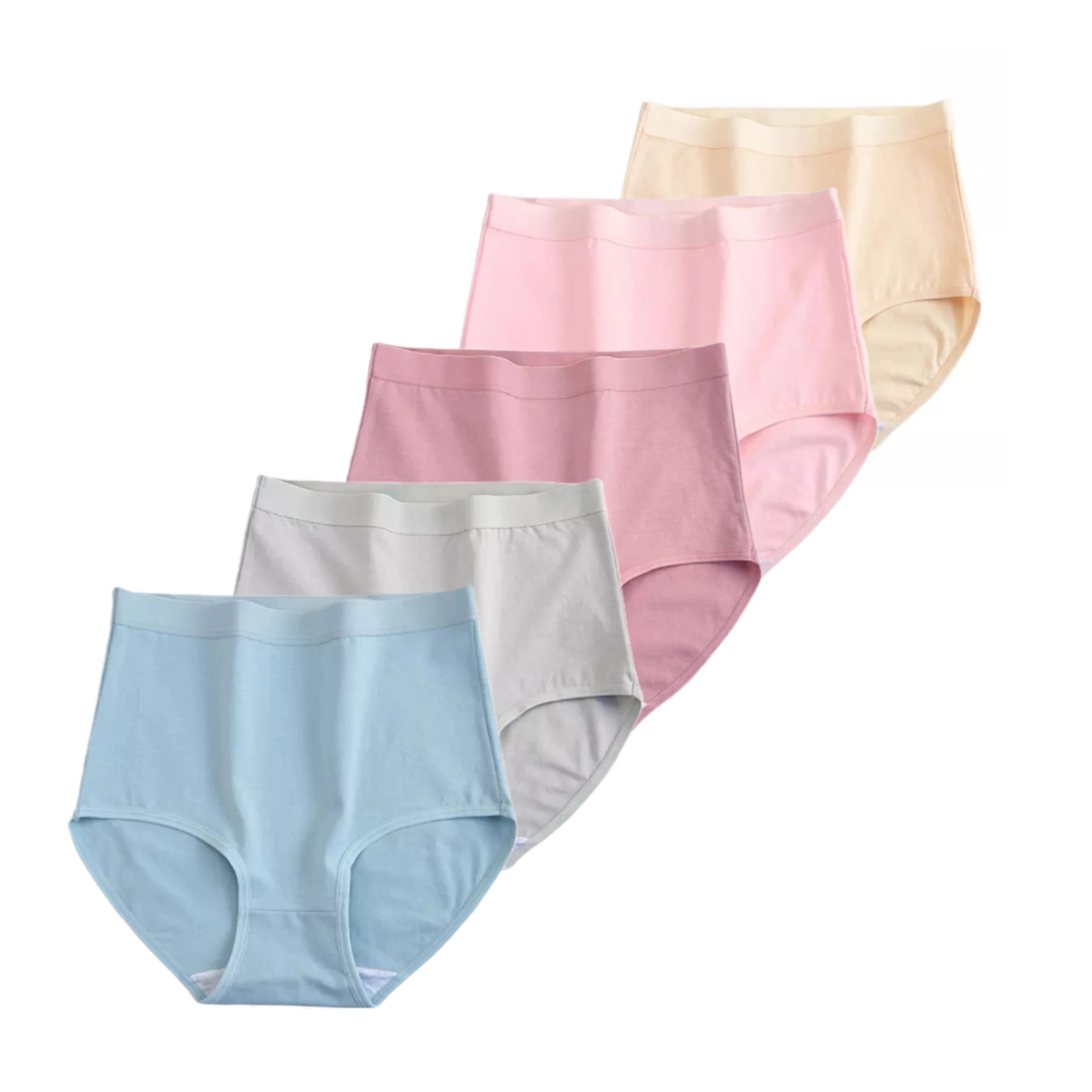 High Waist Seamless No Show Knickers 5-Pack