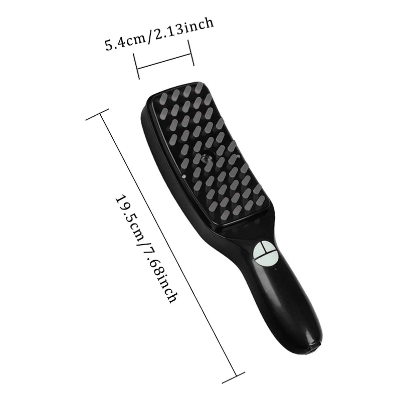 Spray humidification electric massage comb, suitable for female scalp massage and hair style color comb and massage