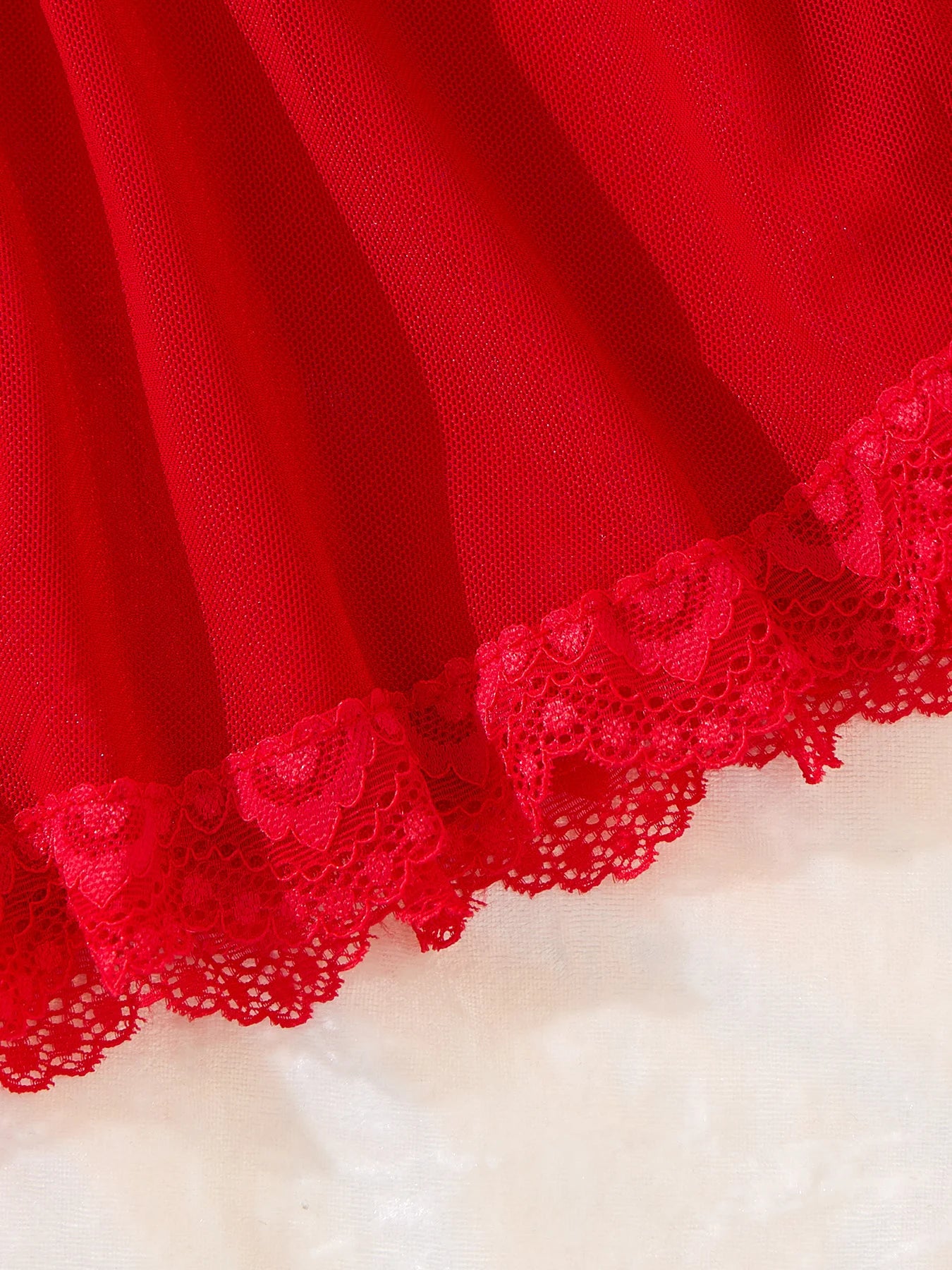 3-Piece Hot Babydoll Lingerie Set with Garter Belt