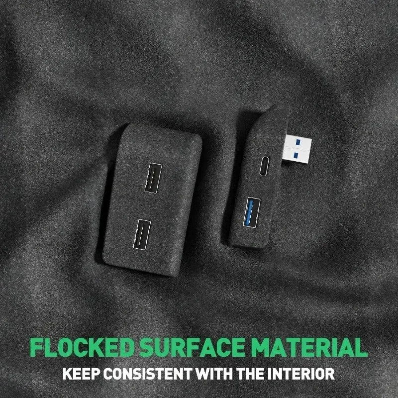 Tesla Model 3 & Model Y Juniper Glovebox Flocked USB Hub