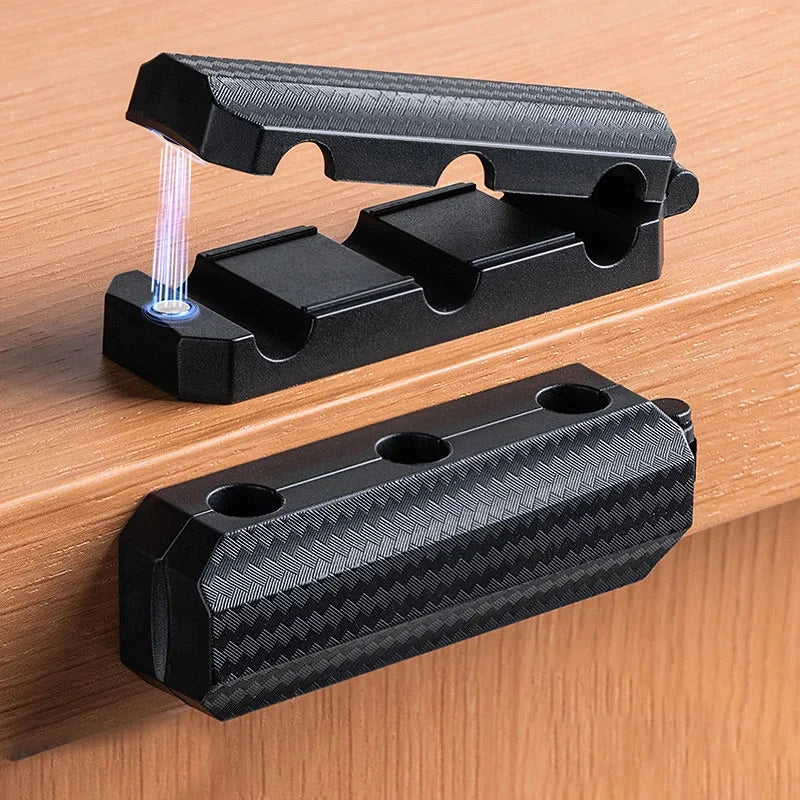 2 PCS Magnetic Cable Clips Cables Smooth Adjustable Cord Holder Under Desk Cable Management Wire Keeper Data Line Organizer