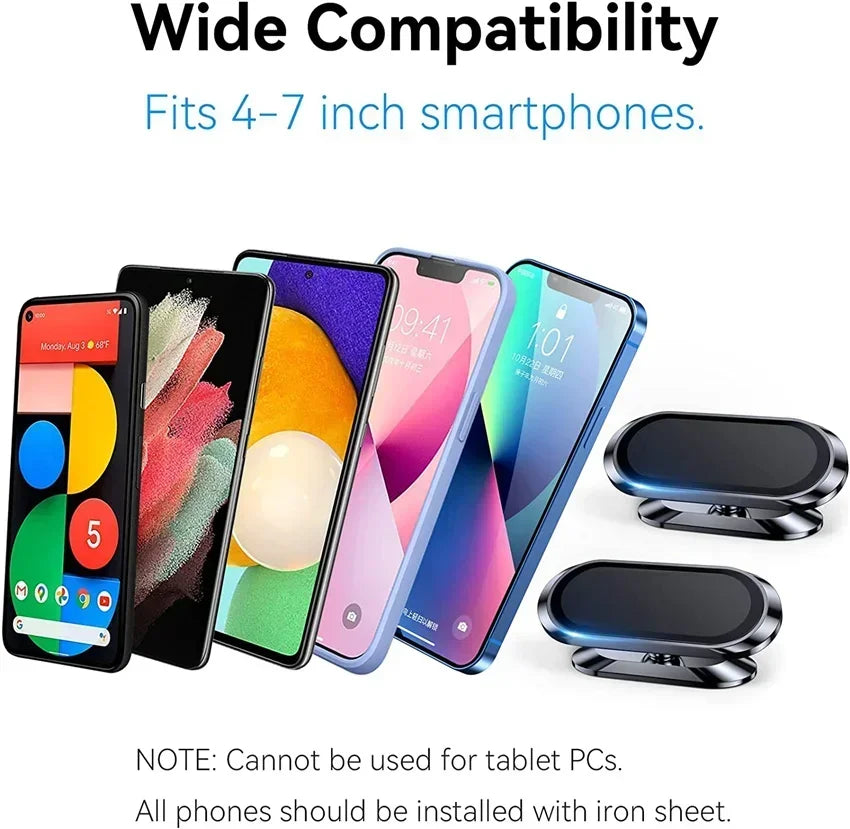 VIKEFON 1080° Rotation Foldable Car Magnetic Phone Holder Universal Air Vent Mount GPS for iPhone Samsung in Car Phone Stand