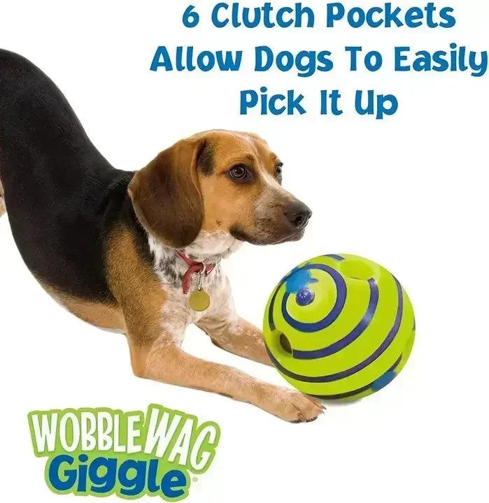 Interactive Wobble Wag Giggle Sound Emitting Glow Ball
