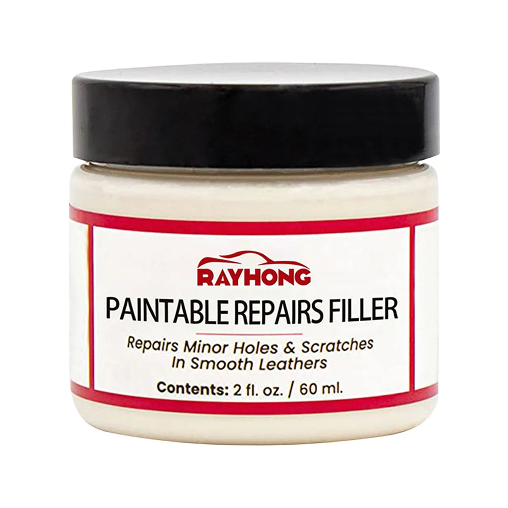60/20ml Leather Repair Filling Paste Compound Leather Restoration Cream Car Leather Car Repair Scratches Cracks Sofa Auto Seat