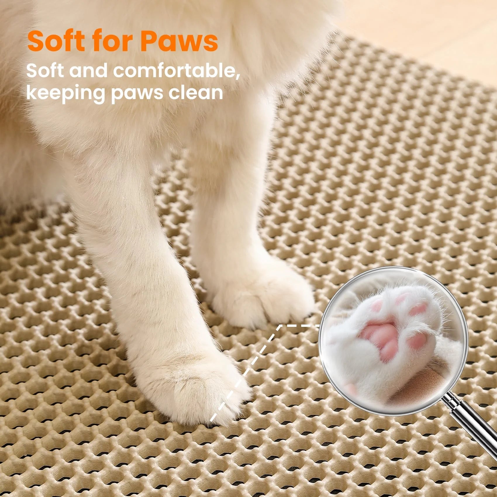 Advanced Double Layer Honeycomb Waterproof Cat Litter Mat