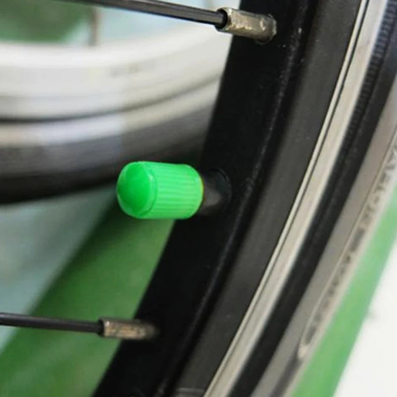 10/25/50/100Pcs Tire Valve Caps, Plastic Car Tire Stem Dust Covers Universal Valve Caps for Cars, Bicycle, Trucks, Motorcycles