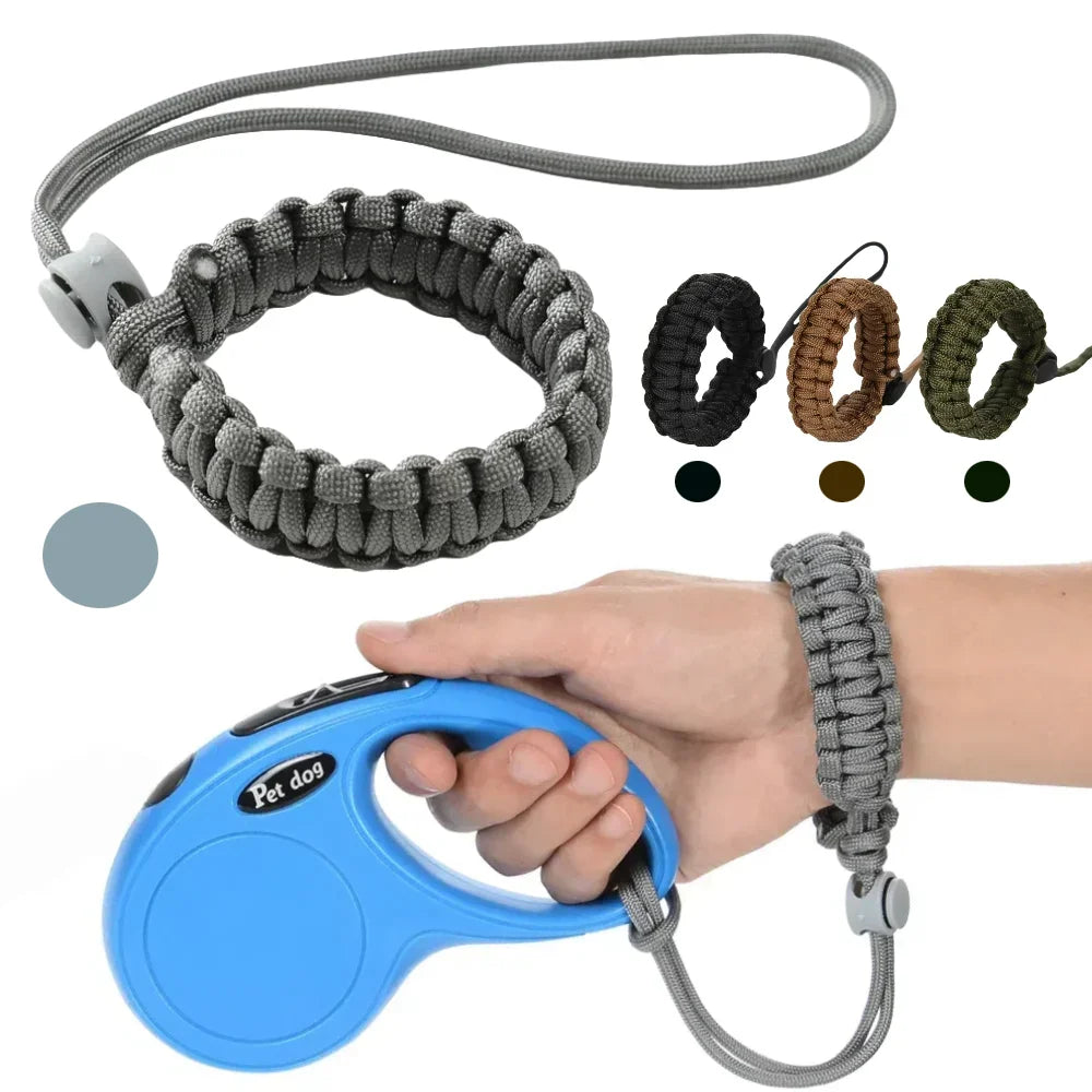 Hands-Free Adjustable Nylon Bracelet Dog Leash for Small Pets