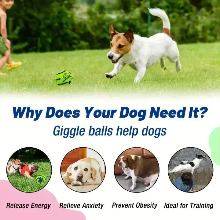Interactive Wobble Wag Giggle Sound Emitting Glow Ball