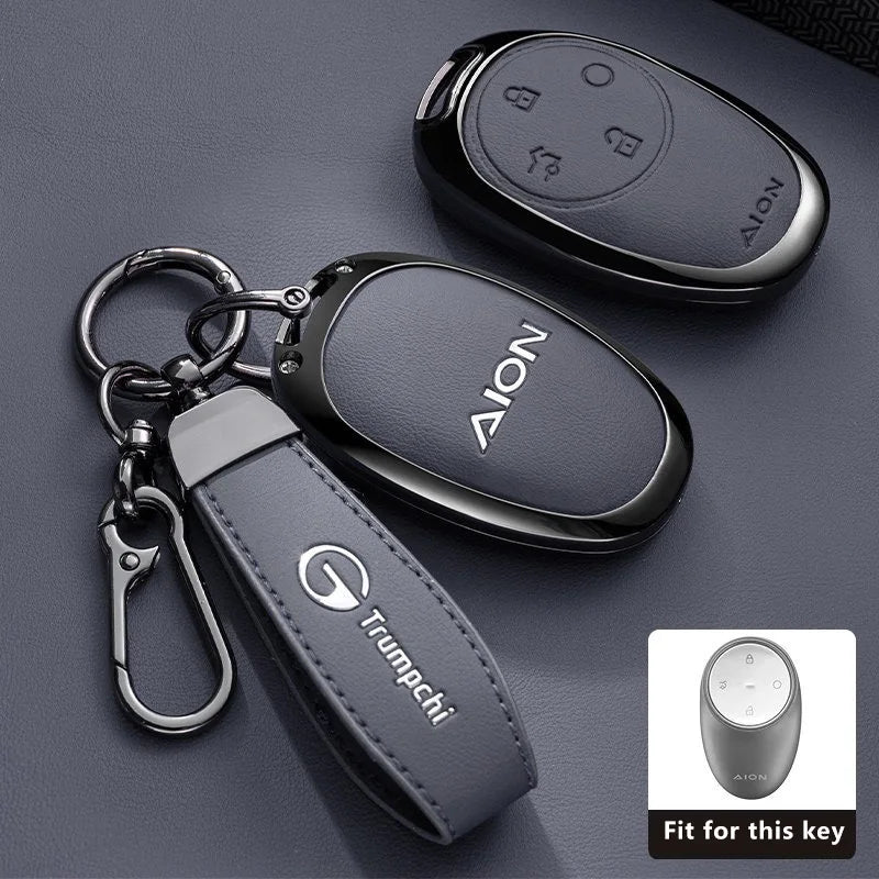 Zinc Alloy Car Key Case for Gac Aion V RT UT Y Plus 2024 2025 2026 Keychain Remote Cover Shell Housing Holder Fob Accessories