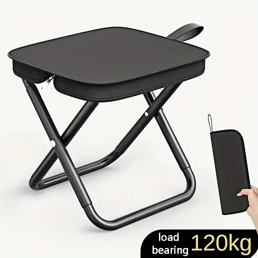 Portable Lightweight Folding Stool Compact Camping Chair Outdoor