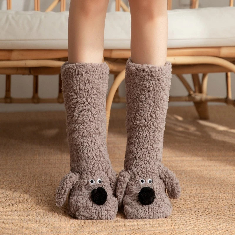 Thick Coral Fleece Thermal Floor Socks