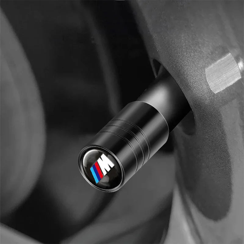 4Pcs Car Styling Wheel Tire Valve Caps Cover Accessories For BMW M Sports E36 E39 E46 E60 E90 E90 F10 F30 G20 G21 G30 G11 F15 X5