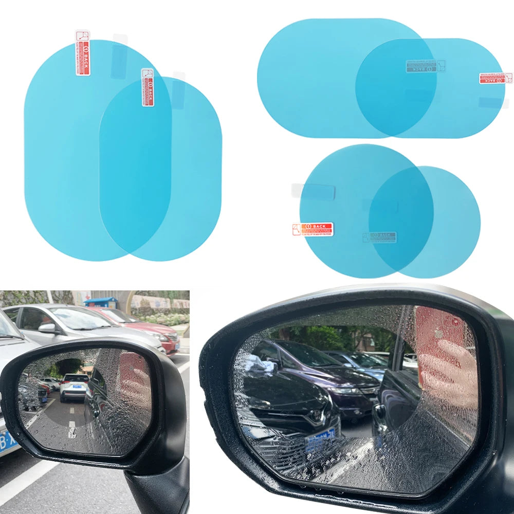 Car Rainproof Anti Fog Sticker Car Rainproof Film Clear Window Waterproof Film for Car Motorcycle Mirrors Film Accessories