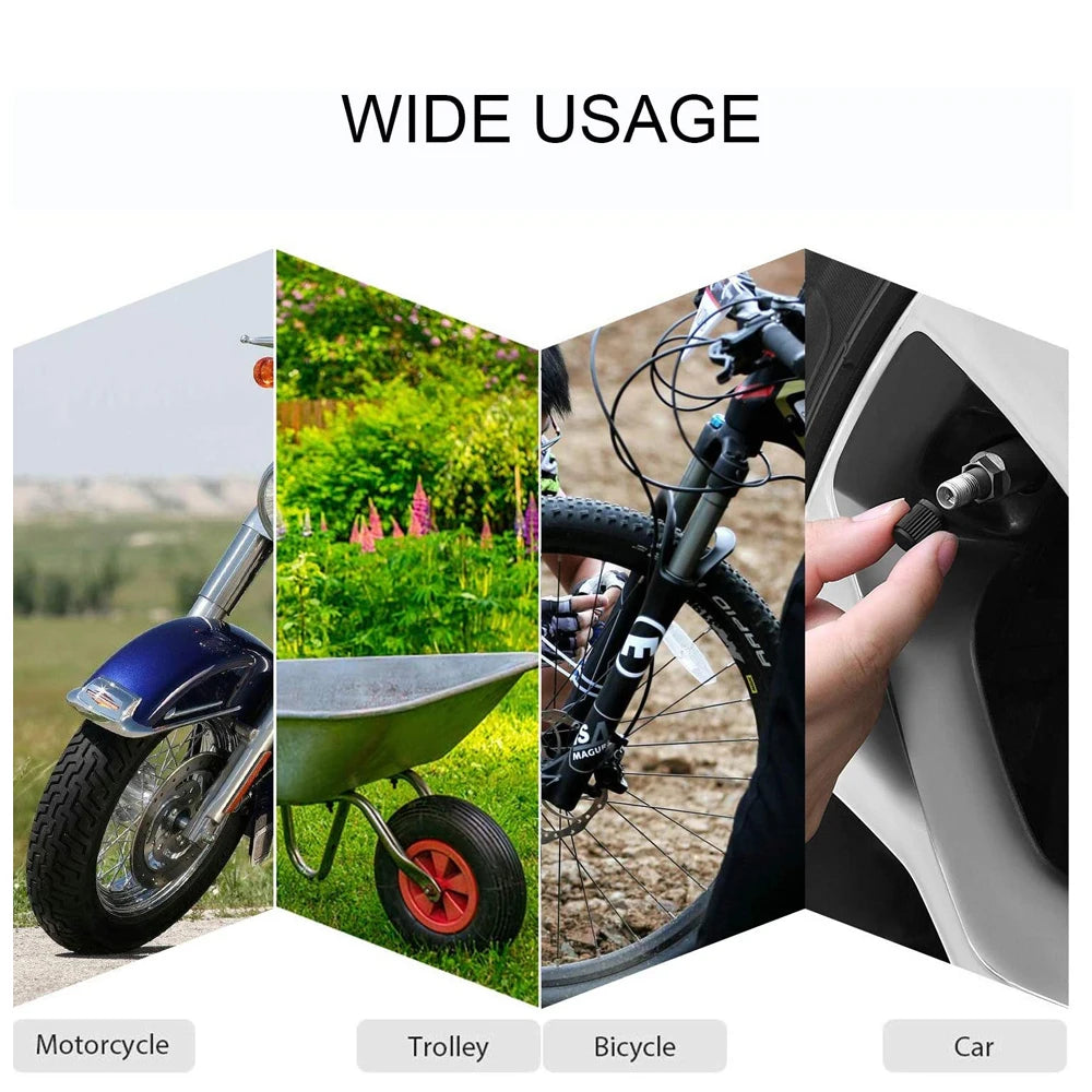 10/25/50/100Pcs Tire Valve Caps, Plastic Car Tire Stem Dust Covers Universal Valve Caps for Cars, Bicycle, Trucks, Motorcycles