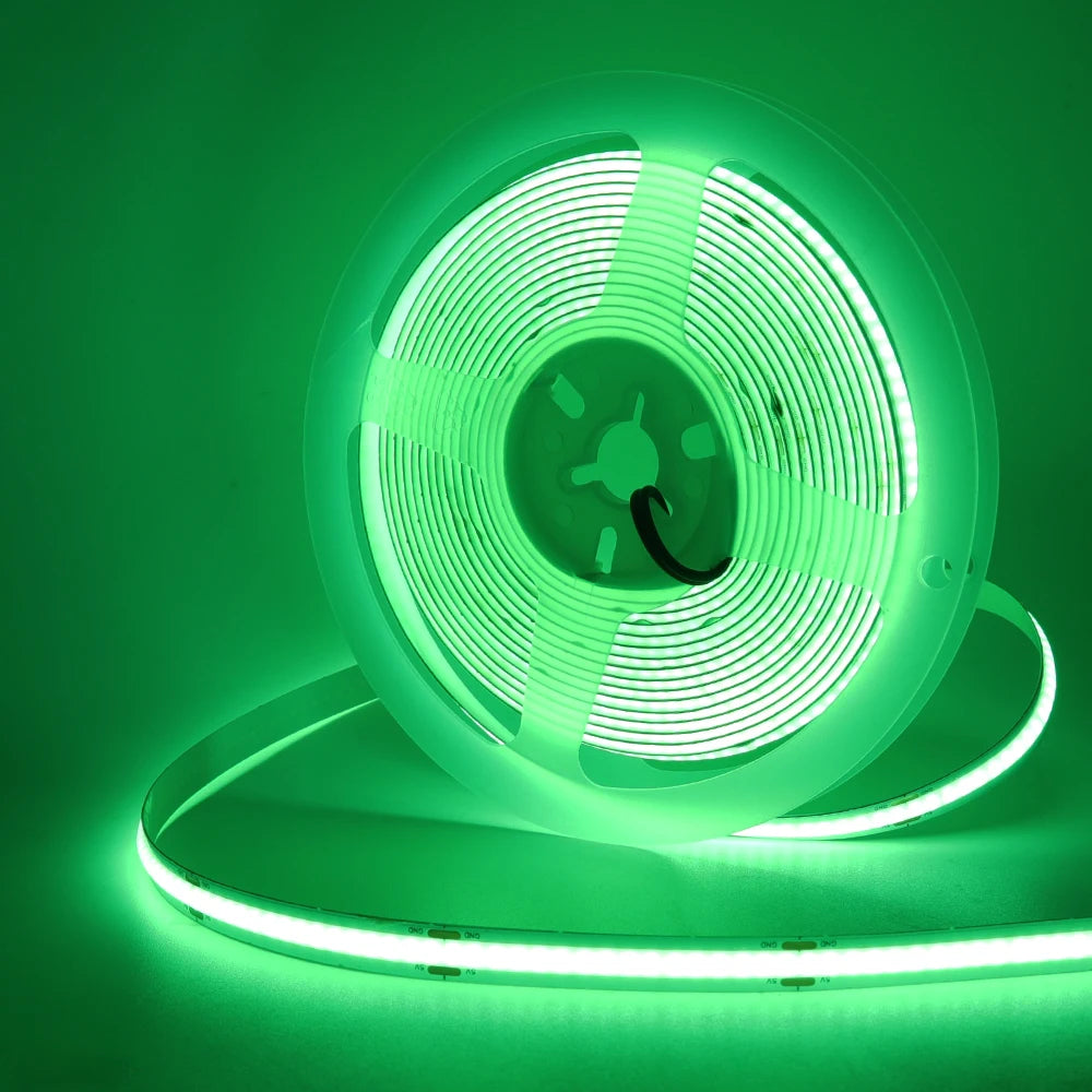 New 5V LED COB Light Strip Dimmable With Touch Sensor/ON OFF Switch USB Flexible LED Tape Christmas TV Backlight Adhesive Tape