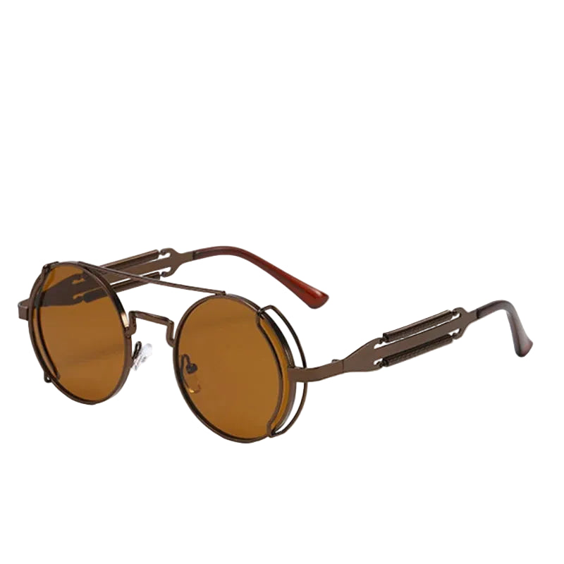 2021 Nova Chegada da Moda Óculos de Sol Estilo Vintage Steampunk Óculos de Soldar Punk Óculos Cosplay Marca Designer Lente Cinco Cores