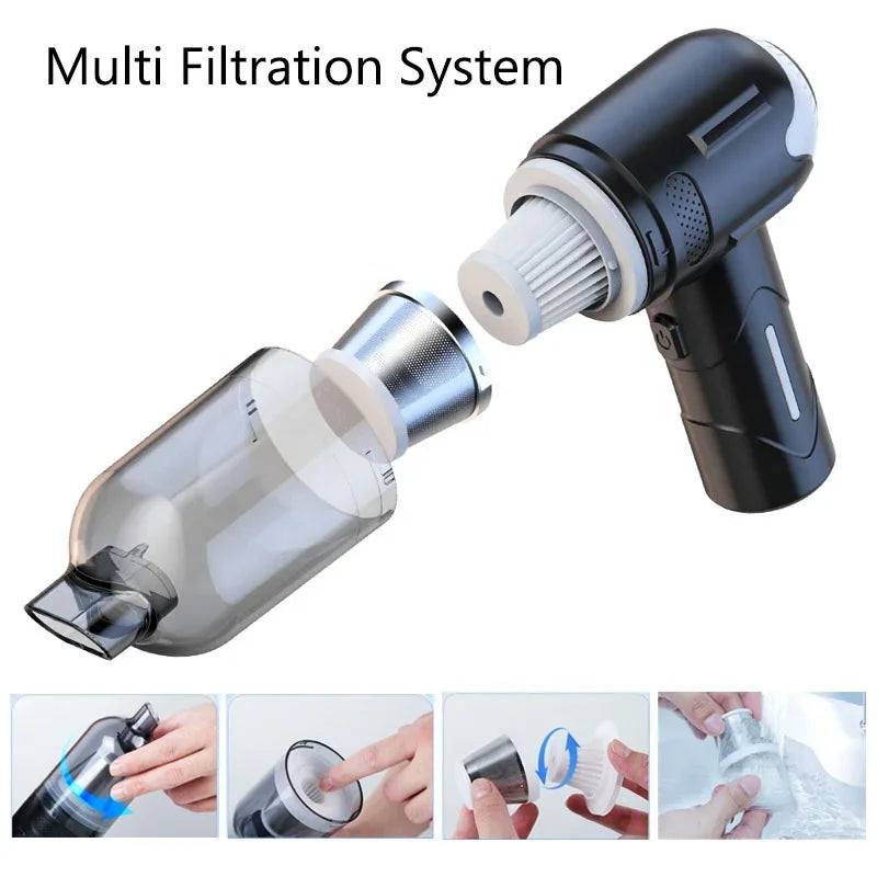 39000Pa Wireless Pet Hair Vacuum with Anti-Tangle Technology