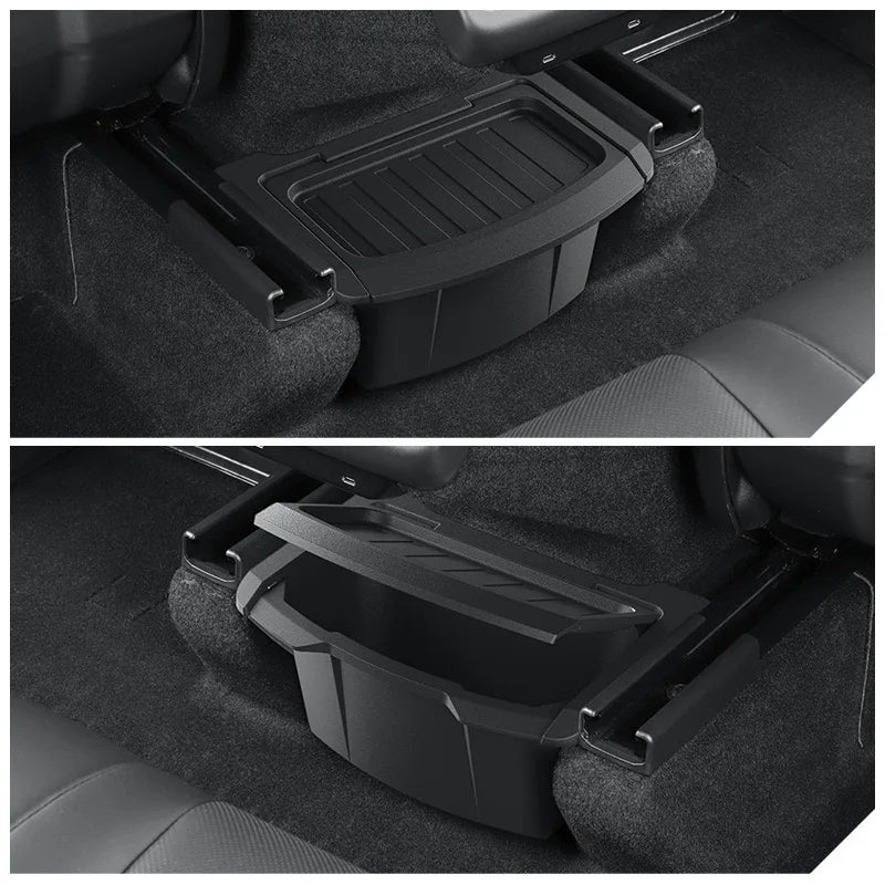 Tesla Model Y 2025-Present Rear Console TPE Organiser Tray