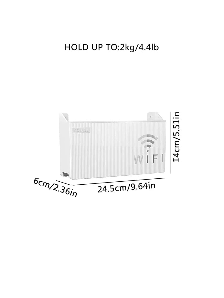 Wireless Wifi Router Shelf Storage Box Wall Hanging ABS Plastic Organizer Box Cable Power Bracelet Organizer Box Home Decor New