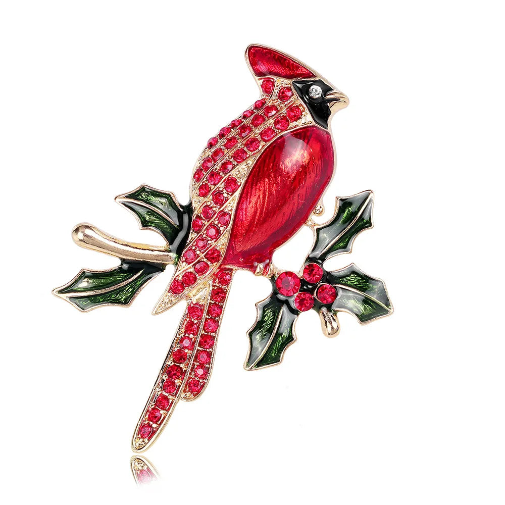 Crystal Bird Animal Brooch Rhinestone Fashion Pin