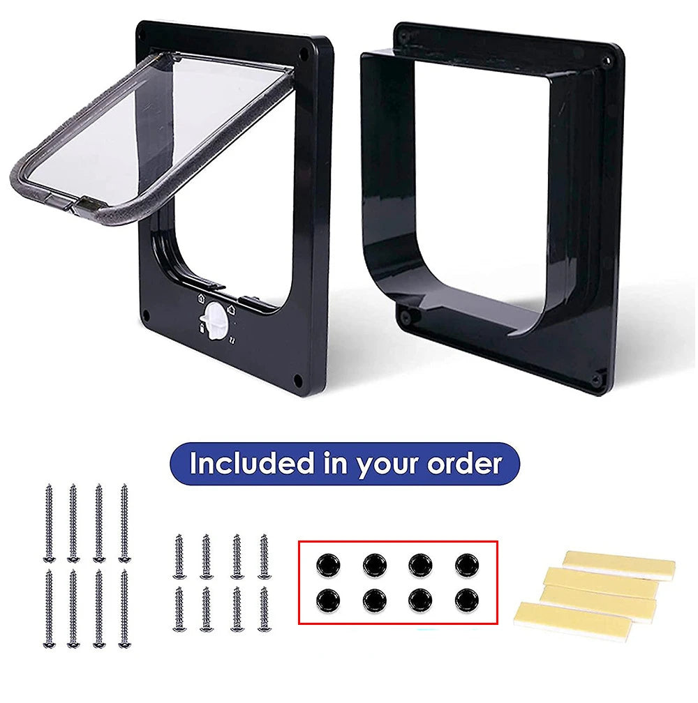 Professional 4-Way Locking Smart Pet Security Door