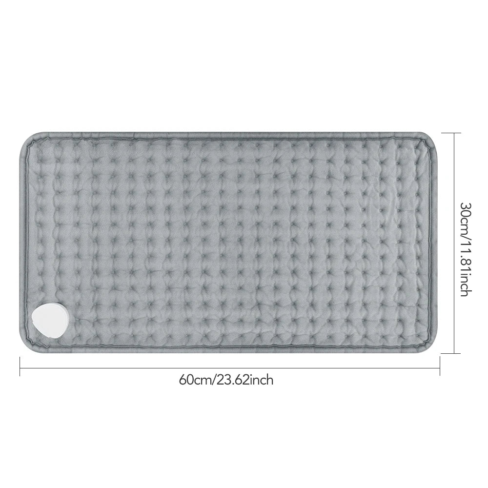 Electric Heating Pad Menstrual Period Adbomen Winter Blanket Waist Shoulder Leg Warming Mat 9 Heating & 4 Timer Home Office Use