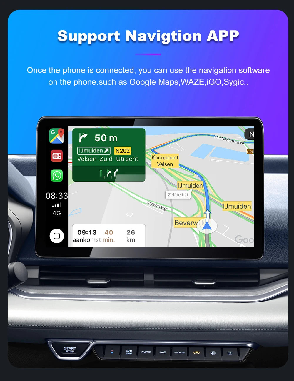 FLIXIVI CarPlay Ai Box 8+128G Android 13 Wireless Carplay Adapter/Android Auto QCM6125 8-Cores  CPU 4G LTE for VW Audi Kia Fiat