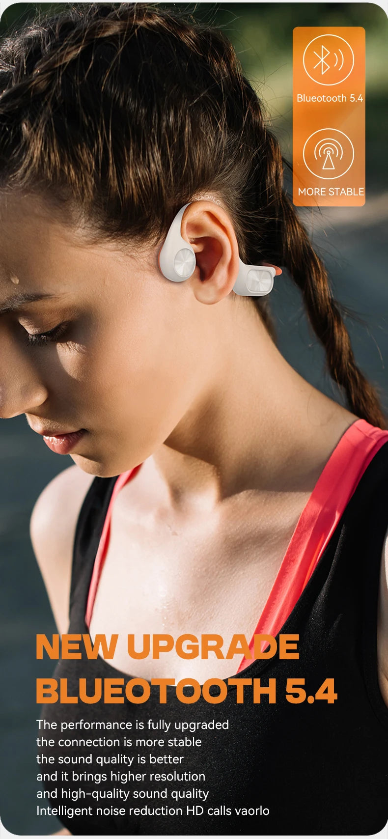 New X7 True Bone Conduction Headset Bluetooth 5.4 IPX8 Depth Waterproof Built-in Mic MP3 32GB Memory Player For Swimming Diving