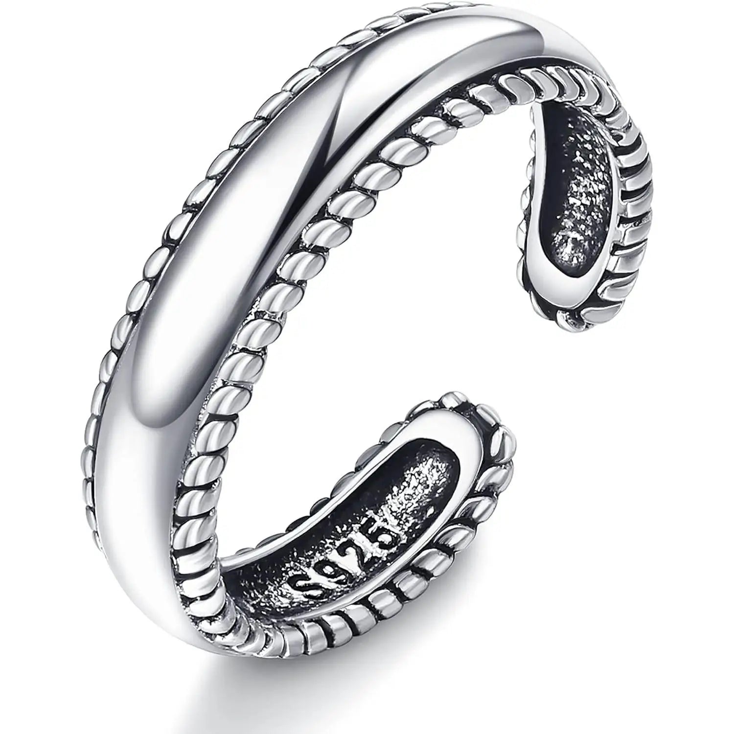 Adjustable 925 Sterling Silver Minimal Toe Ring
